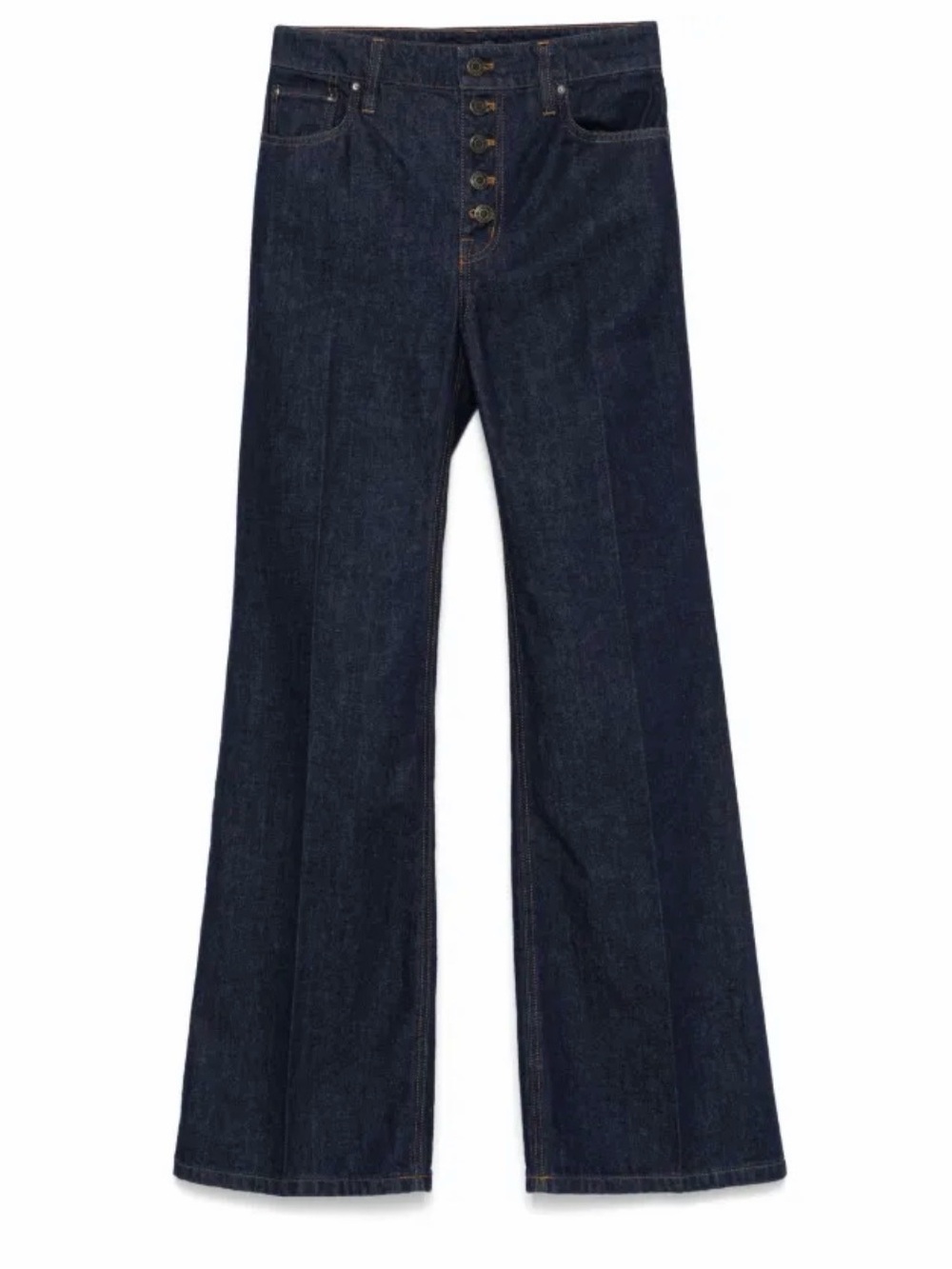 Lauren Ralph Lauren Dark Blue Button-Fly Jeans